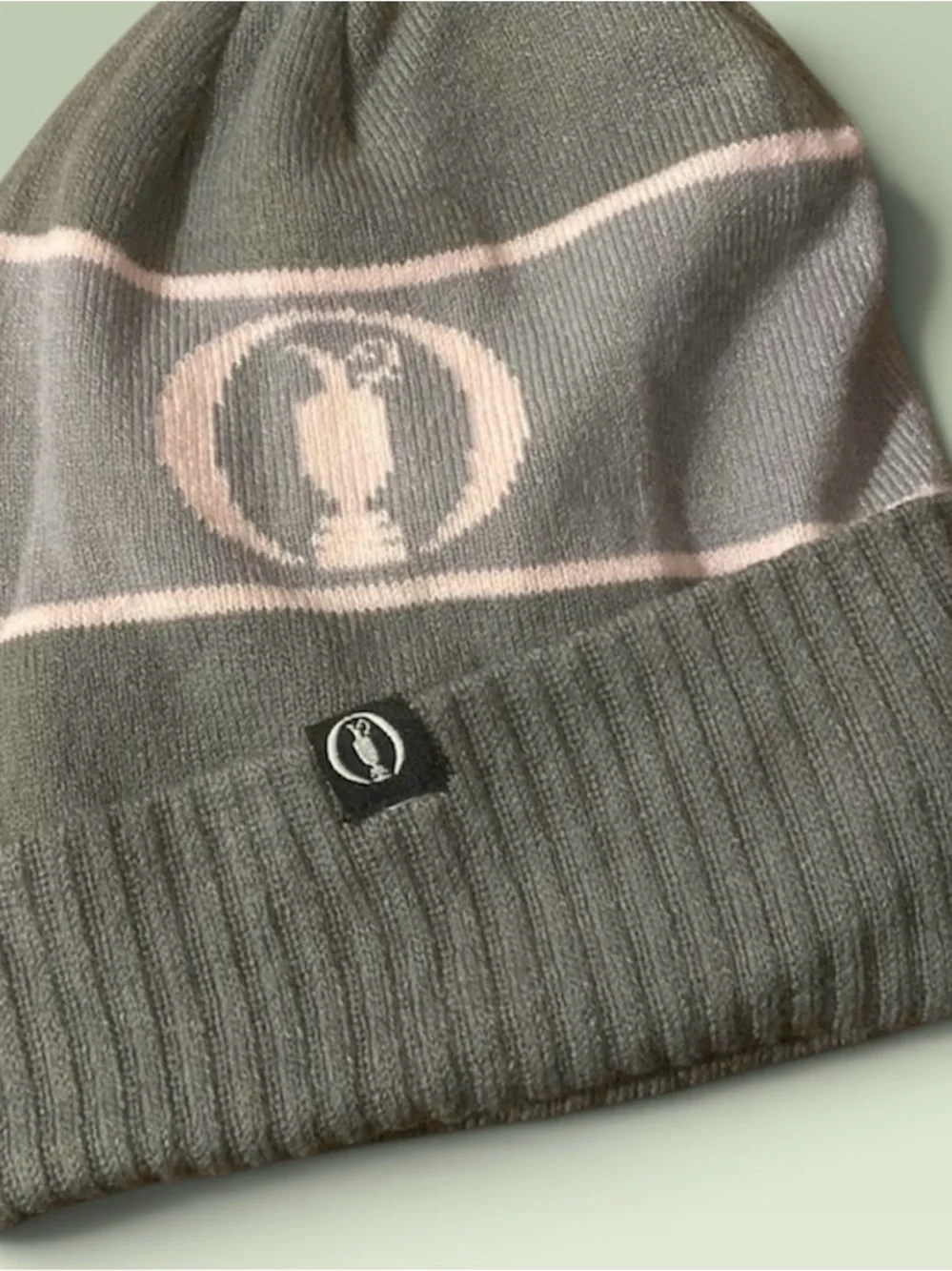 Women’s Grey U.S. Open Pom Beanie - Winter Hat